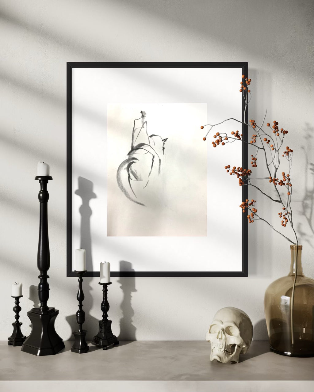 On their way, 40x29cm